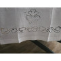 Prestigioso Set Asciugamani puro lino Bellora ricamo Intaglio a mano