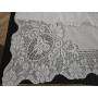 Set lenzuola puro cotone con ricamo Uncinetto con sotto + n2 federe 55x75 cm