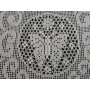 Set lenzuola puro cotone con ricamo Uncinetto con sotto + n2 federe 55x75 cm