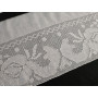 Set asciugamani ricamati 1+1 Sfilato Siciliano a mano puro lino Bellora