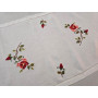 Runner ricamato a mano in puro lino bellora corsia ricamata a mano 45x110 cm