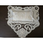 Cuscino Portafedi ricamato a mano su puro lino / Contattaci per la tua personalizzazione tel 3349086829