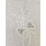 Tenda puro lino con ricamo a mano 57x150 cm tenda a pannello