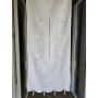 Tenda puro lino con ricamo a mano 57x150 cm tenda a pannello