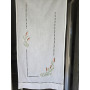 Tenda misto lino con ricamo a mano 59x128 cm tenda a pannello