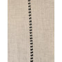 Tenda puro lino con ricamo a mano intaglio 80x145 cm tenda a pannello