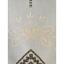 Tenda misto lino con ricamo a mano Filet 59x154 cm tenda a pannello