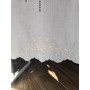 Tenda misto lino con ricamo a mano Filet 59x154 cm tenda a pannello