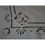 copy of lenzuolo ricamato con rifiniture a mano puro lino Bellora di altissima qualita'