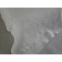 copy of lenzuolo ricamato con rifiniture a mano puro lino Bellora di altissima qualita'