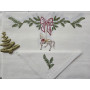 copy of Tovaglia natalizia ricamata in puro lino Bellora 12 posti 175 x 270 cm