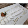 copy of Tovaglia ricamata in puro lino 12 posti rifinita a mano