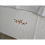 copy of Set completo lenzuola ricamate in puro cotone percalle altissima qualità