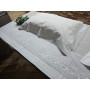 copy of Set completo lenzuola ricamate in puro cotone percalle altissima qualità