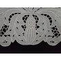 Prestigiosi Asciugamani ricamati a mano 1+1 puro lino Bellora ricamo Intaglio