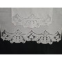 Prestigiosi Asciugamani ricamati a mano 1+1 puro lino Bellora ricamo Intaglio