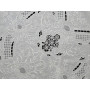 copy of Tovaglia 12 posti puro lino ricamata a mano ricamo intaglio 170x 265cm