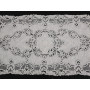 Museale set 3 centrini puro lino con ricamo a mano cantù N1 34x72cm + N2 24x33cm