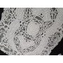 Museale set 3 centrini puro lino con ricamo a mano cantù N1 40x90cm + N2 30x44cm