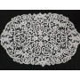 Museale set 3 centrini ricamo a mano interamente cantù N1 32x72cm + N2 22x34cm