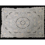 Museale set 5 centrini puro lino Bellora ricamo a mano intaglio e punto pieno