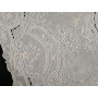 Museale set 5 centrini puro lino Bellora ricamo a mano intaglio e punto pieno