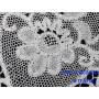 Runner in puro lino con ricamo cantù a mano 37x85 cm