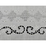 Asciugamani 1+1 puro lino Bellora ricamo Sfilato e Intaglio a mano