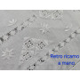 Asciugamani 1+1 puro lino Bellora ricamo punto Antico a mano