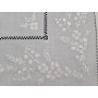 Centro Tavola ricamato a mano ricamo Punto Pieno su misto lino / cotone 85x85 cm