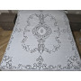 copy of Museale copriletto tovaglia interamente in cantu' a mano 235 cm x 245 cm Copriletto pizzo