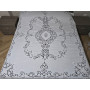 copy of Museale copriletto tovaglia interamente in cantu' a mano 235 cm x 245 cm Copriletto pizzo