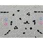 Tovaglia 12 posti puro lino Olandese ricamata a mano ricamo intaglio