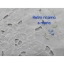 Tovaglia 12 posti puro lino Olandese ricamata a mano ricamo intaglio