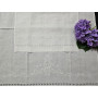 Set asciugamani ricamati 1+1 Punto Pieno a mano puro lino Bellora