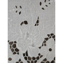 Tenda puro lino con ricamo a mano intaglio 78x150 cm tenda a pannello
