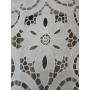 Tenda puro lino con ricamo a mano intaglio 61x148 cm tenda a pannello