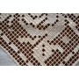 TENDA A PANNELLO BELLAVIA IN LINO 100% CON RICAMI IN PUNTO AGO A MANO 60CMX240CM