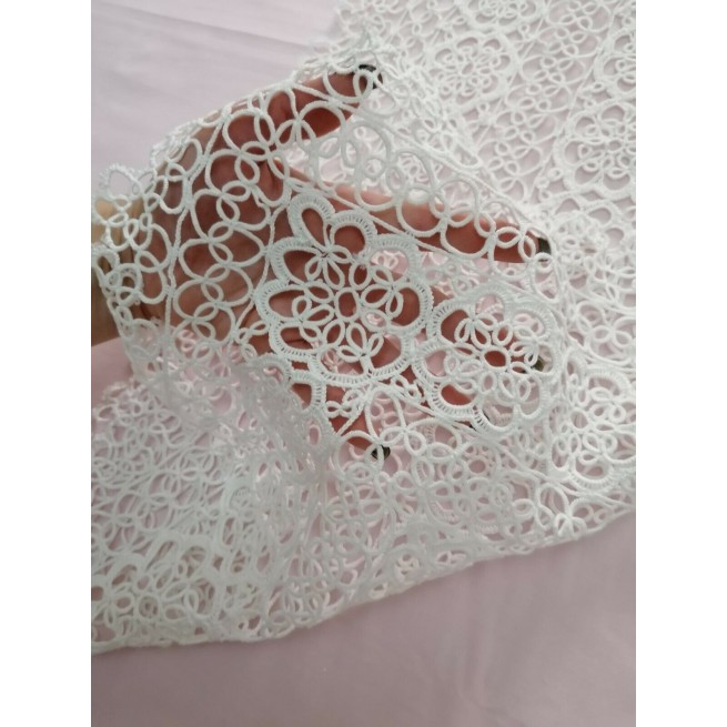 Runner Da Tavolo Ricamato A Mano 39x126 Cm - Corsia Decorativa Con Intaglio Per Tavola Festiva - Foto 8