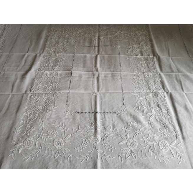Greenland Home Oxford 100% Cotton Throw Blanket, Tan 50 x 60 in