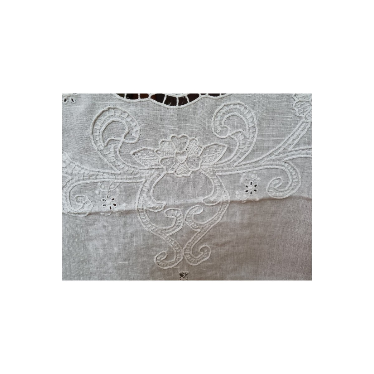 Tenda Ricamata In Misto Lino Fenice | Zenoni & Colombi - Foto 6