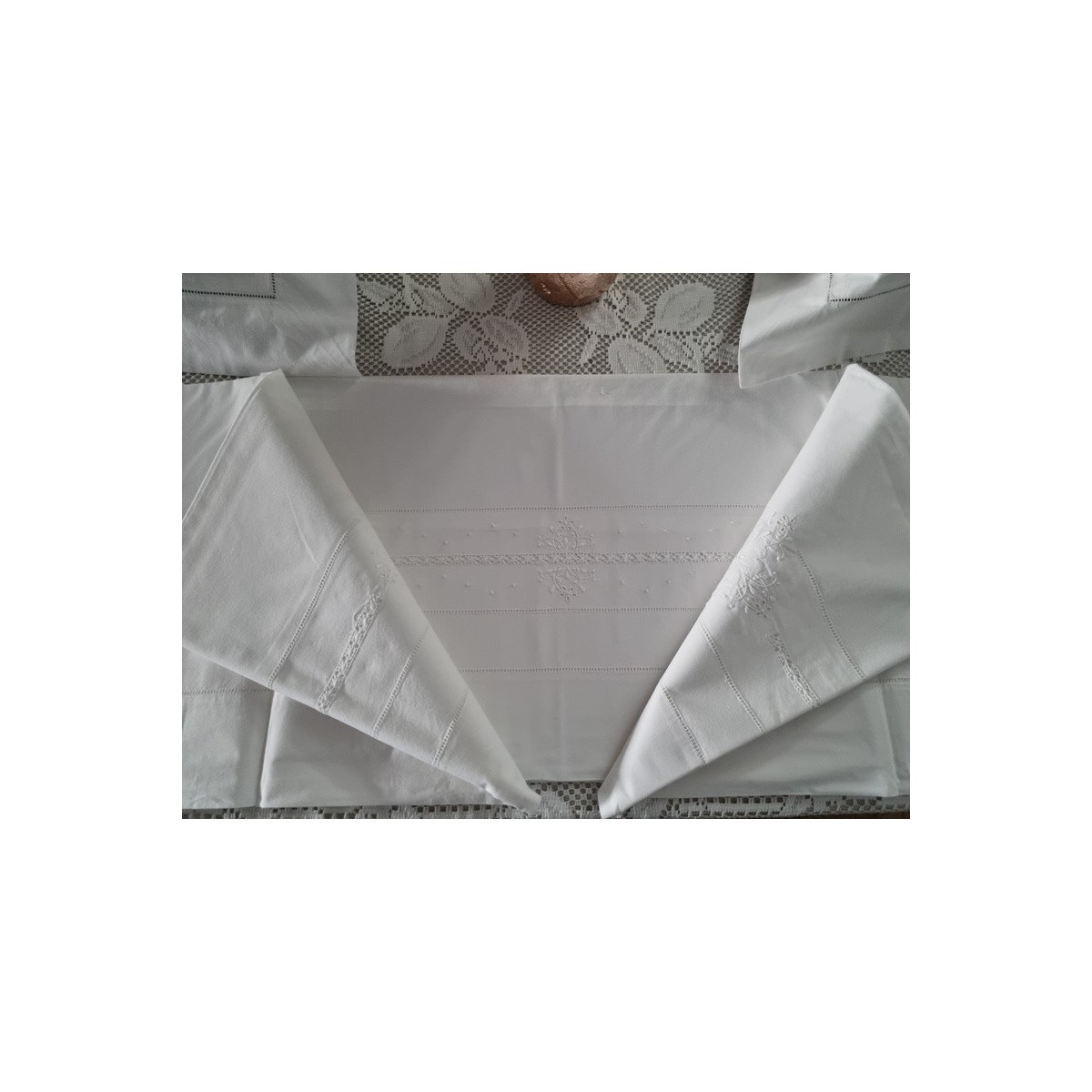 Tovaglioli Stampati A Mano Indiani | 100% Cotone | Lotto Da 10 Pezzi | 40,6x40,6 Cm